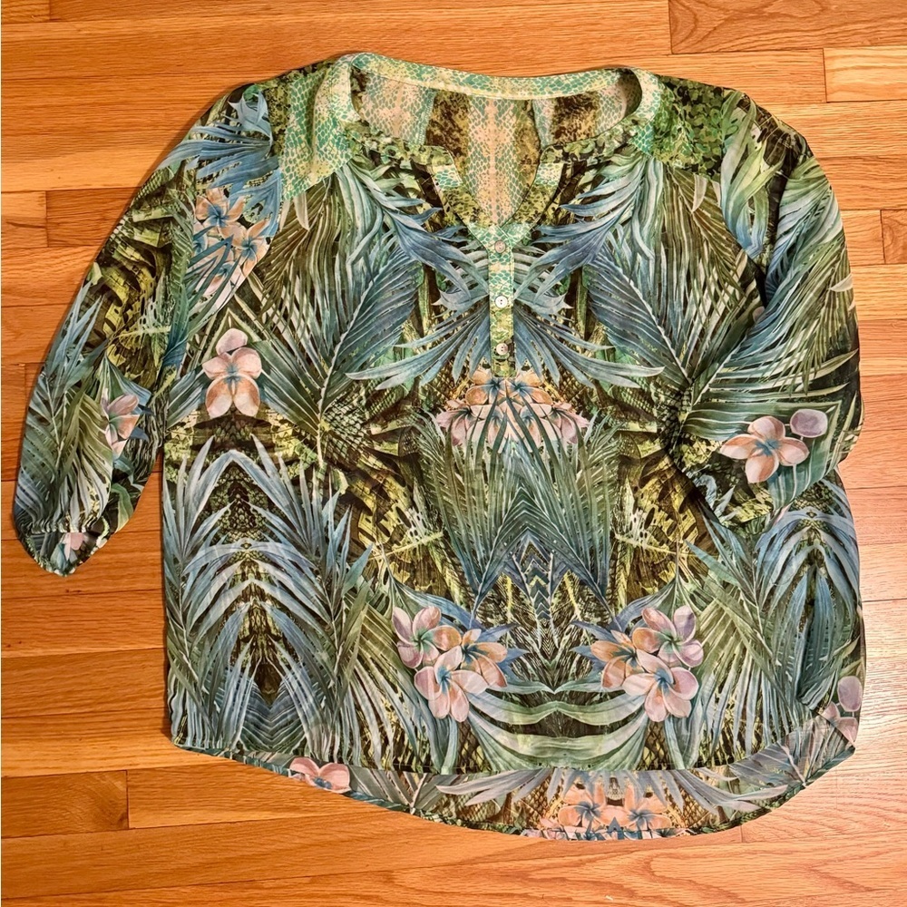 Women’s Tropical Sheer Cover up